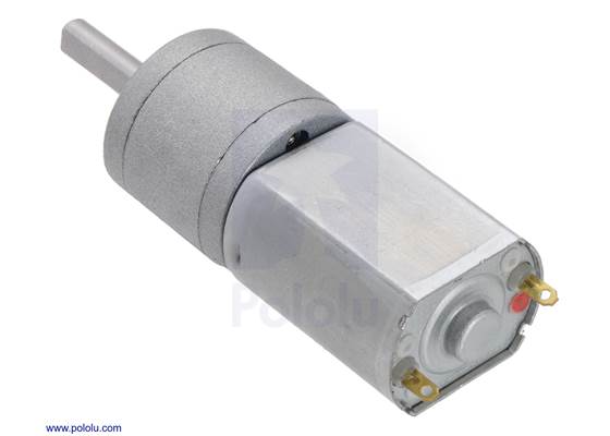 20D&nbsp;mm metal gearmotor CB with long-life carbon brushes. (1)