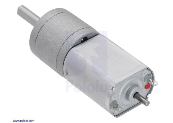 20D&nbsp;mm metal gearmotor with precious metal brushes and extended motor shaft.