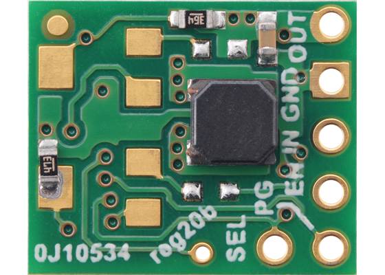 3.3V Step-Up/Step-Down Voltage Regulator w/ Fixed 3V Low-Voltage Cutoff S9V11F3S5C3 (silkscreen side). (1)