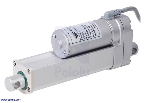 Glideforce MD122004 Medium-Duty Linear Actuator: 100kgf, 4&quot; Stroke, 0.58&quot;/s, 12V.