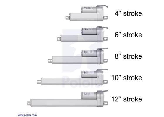 Glideforce Medium-Duty (MD) series of linear actuators without feedback.