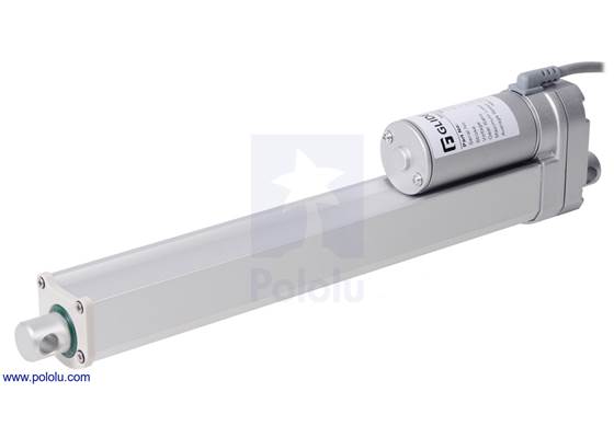 Glideforce MD122010 Medium-Duty Linear Actuator: 100kgf, 10&quot; Stroke, 0.58&quot;/s, 12V.