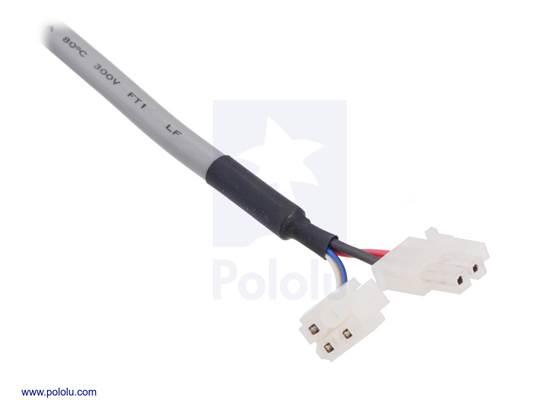 Connectors that terminate the cable ends of Glideforce Medium-Duty (MD) linear actuators with feedback.