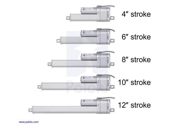 Glideforce Medium-Duty (MD) series of linear actuators with feedback.