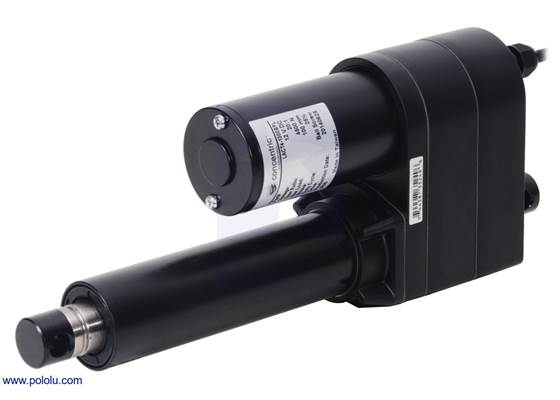 Glideforce LACT4-500A/1000B Industrial-Duty Linear Actuator: 4&quot; Stroke.