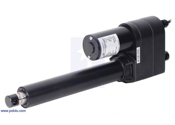 Glideforce LACT8-500A/1000B Industrial-Duty Linear Actuator: 8&quot; Stroke.