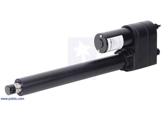 Glideforce LACT12-500A/1000B Industrial-Duty Linear Actuator: 12&quot; Stroke.