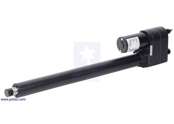 Glideforce LACT18-500A/1000B Industrial-Duty Linear Actuator: 18&quot; Stroke.