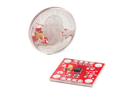 SparkFun Triple Axis Accelerometer Breakout - H3LIS331DL (4)
