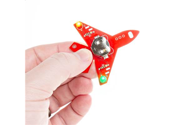 Mini Airplane Soldering Kit - Red