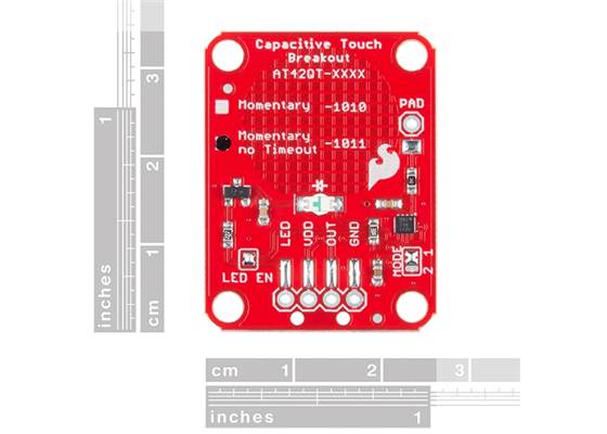 SparkFun Capacitive Touch Breakout - AT42QT1011 (3)
