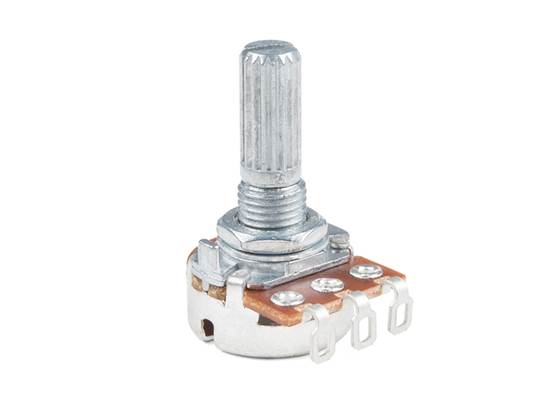 Rotary Potentiometer - 100k Ohm, Linear (Panel Mount)