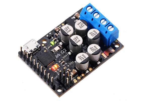 Jrk G2 18v27 or 24v21 USB Motor Controller with included terminal blocks and headers soldered. (1)