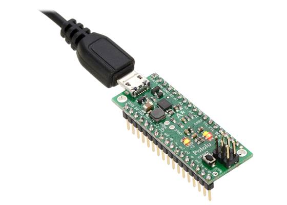 A-Star 32U4 Mini SV with soldered headers (original ac02c version shown).