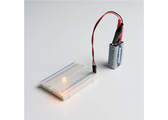 LED - Yellow with Resistor 5mm (25 pack) (2)