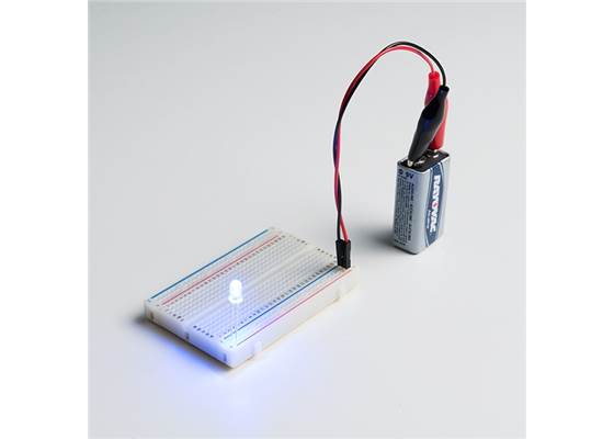 LED - Blue with Resistor 5mm (25 pack) (2)