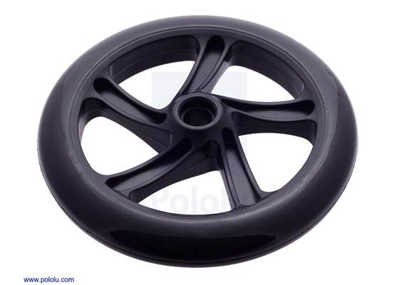 Scooter/Skate Wheel 200x30mm &#8211; Black.