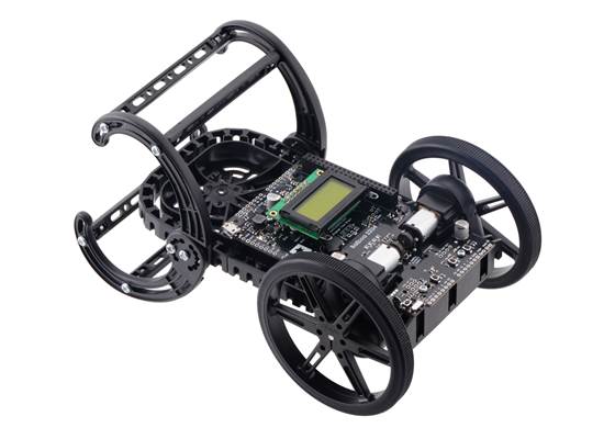 One of the many possible configurations of the bumper cage on the Balboa 32U4 Balancing Robot (lengthened with Stability Conversion accessory). (2) (2)