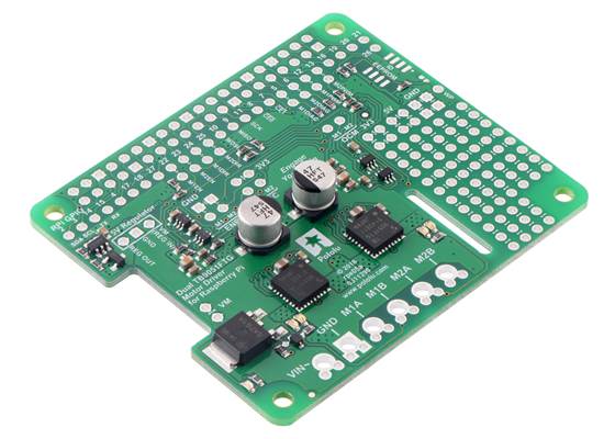 Dual TB9051FTG Motor Driver for Raspberry Pi.