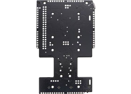 Balboa 32U4 Balancing Robot control board, bottom view.