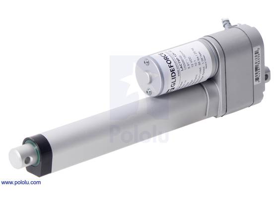 Glideforce LACT6P-12V-x Light-Duty Linear Actuator with Feedback: 6″ Stroke.