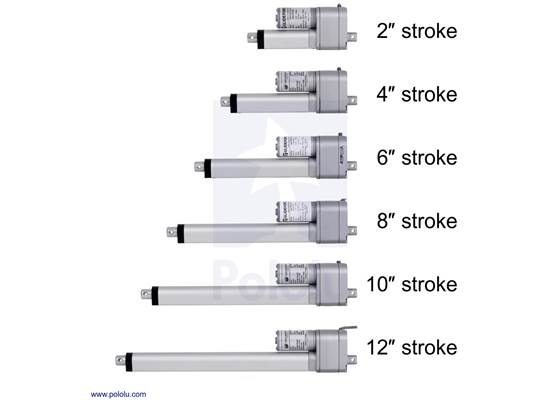 Glideforce Light-Duty (LD) series of linear actuators with feedback.
