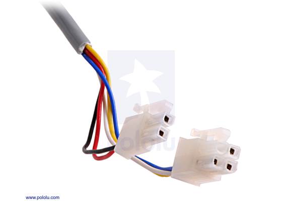 Connectors that terminate the cable ends of Glideforce Light-Duty (LD) linear actuators with feedback.