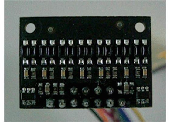 Demo of IR LED dimming and independent even/odd control on the QTR-HD-07x (as seen through an old digital camera that can see IR).