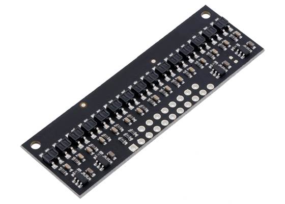 QTR-HD-15RC Reflectance Sensor Array.