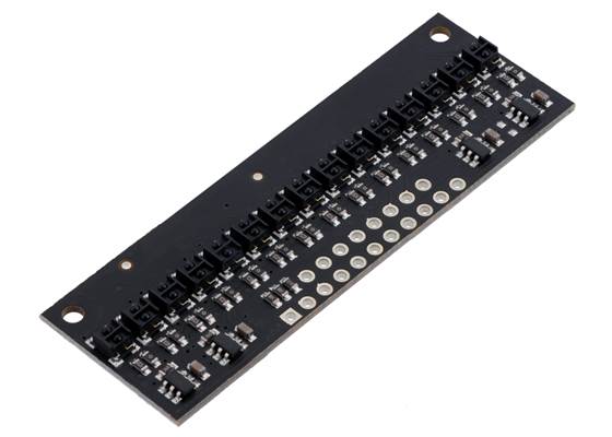 QTRX-HD-15A Reflectance Sensor Array.