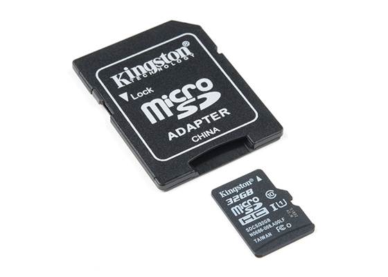 microSD Card with Adapter - 32GB (Class 10)