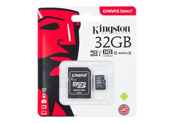microSD Card with Adapter - 32GB (Class 10) (4)
