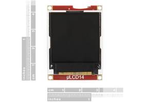 Serial Miniature LCD Module - 1.44" (uLCD-144-G2 GFX) (2)