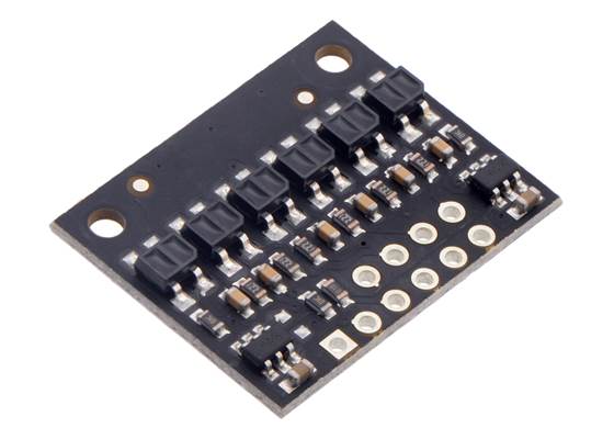 QTR-HD-06RC Reflectance Sensor Array.