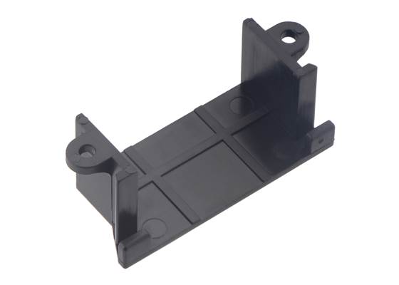 Bottom view of Mounting Bracket for Standard-Size Servos.