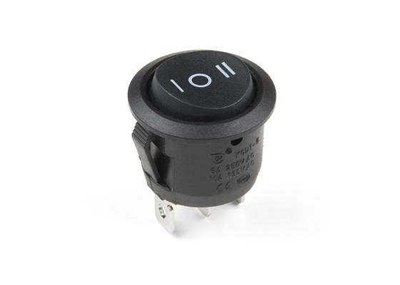 Rocker Switch - On/Off/On (Round)