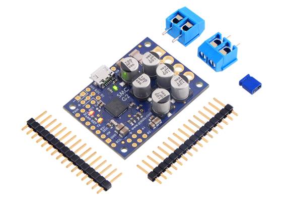 High-Power Simple Motor Controller G2 24v19 with included hardware.