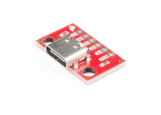SparkFun USB-C Breakout - Horizontal