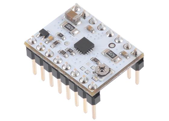 STSPIN220 Low-Voltage Stepper Motor Driver Carrier (Header Pins Soldered).
