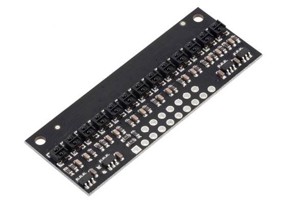 QTRX-HD-13RC Reflectance Sensor Array.