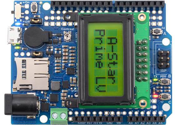 A-Star 32U4 Prime LV microSD with LCD. (1)