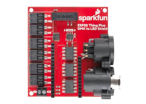 SparkFun ESP32 Thing Plus DMX to LED Shield (3)