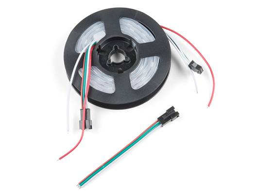 LED RGB Strip - Addressable, Sealed, 1m (APA104)