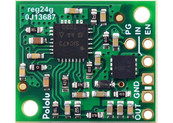 12V, 2.4A Step-Down Voltage Regulator D36V28F12, bottom view.