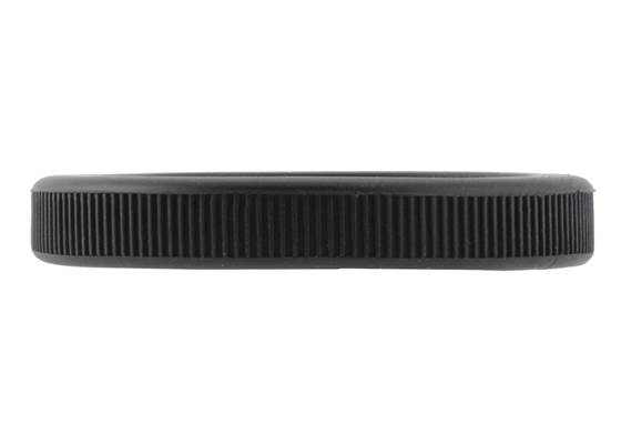 Silicone Tire for 60x8mm/70x8mm Pololu Wheels, side view.