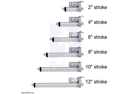 Glideforce Light-Duty (LD) series of linear actuators without feedback.
