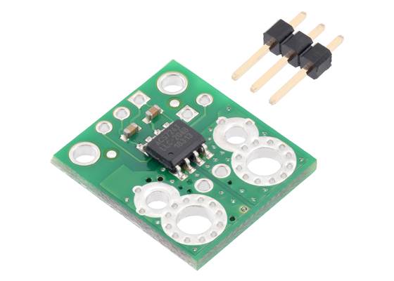 ACS724LLCTR-20AB  Current Sensor Carrier -20A to +20A with included 0.1″ header pins.