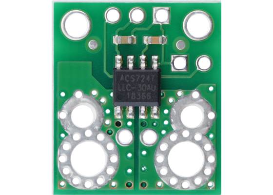 ACS724LLCTR-30AU Current Sensor Carrier 0A to 30A, top view.