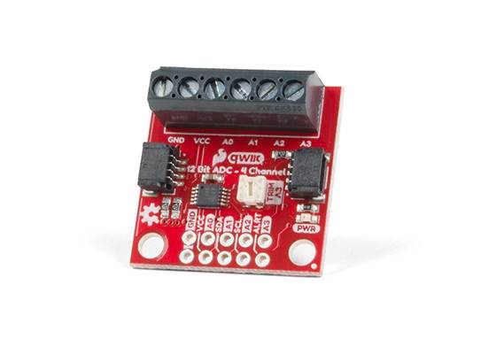 SparkFun Qwiic 12 Bit ADC - 4 Channel (ADS1015)