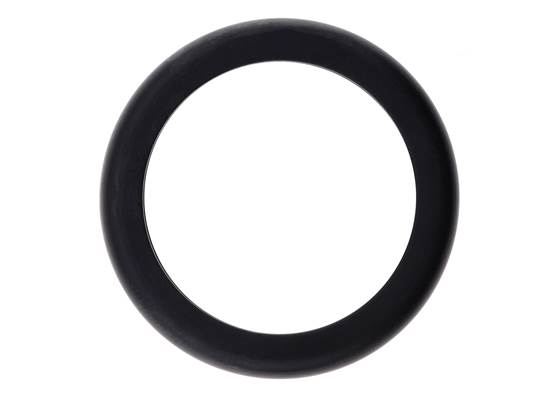 Silicone Tire for 40x7mm Pololu Wheels, top view.